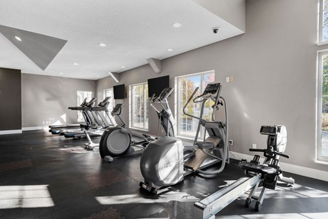 Fitness Center with Cardio Equipment