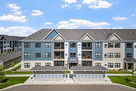 Exterior of Elwood with mail