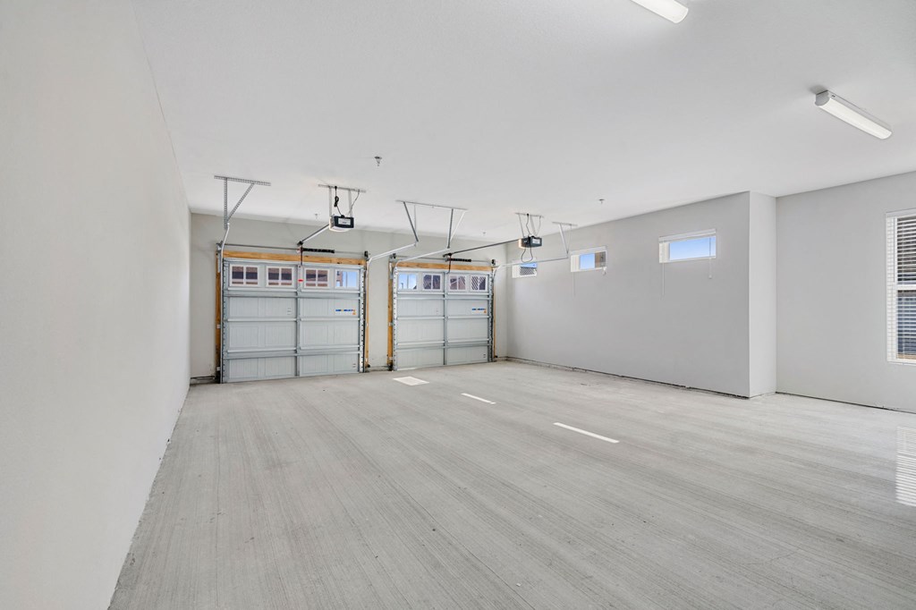 Double Stall Attached Garage