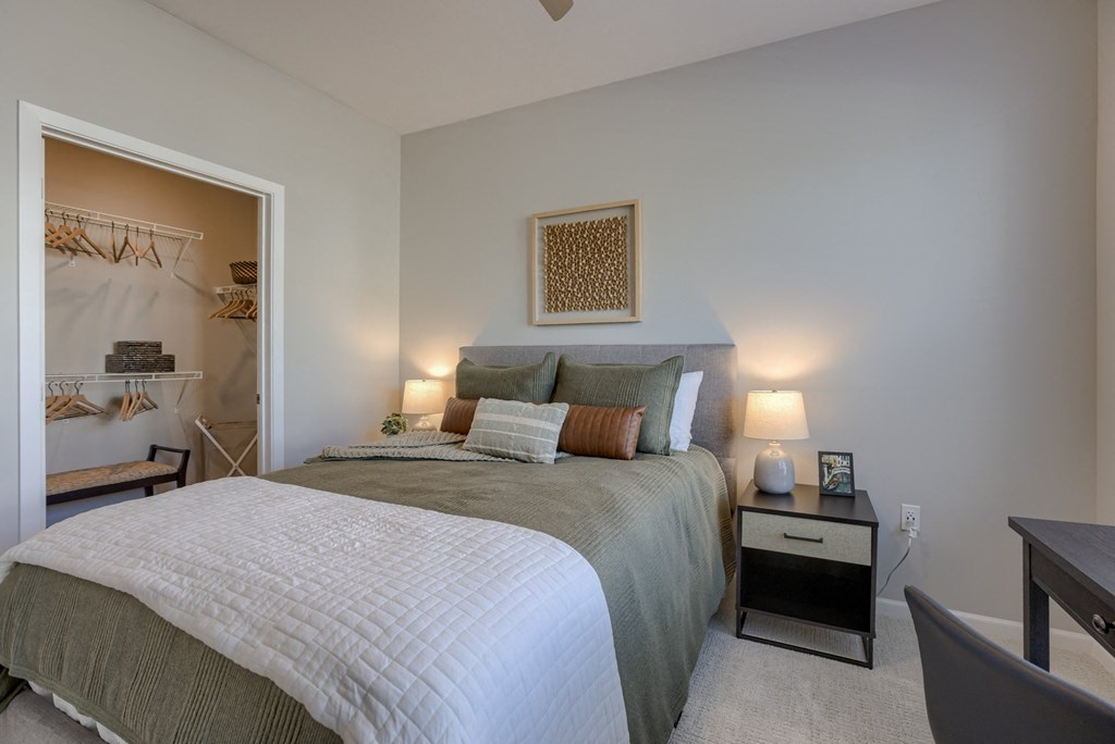 Bedroom With Walk-In Closet