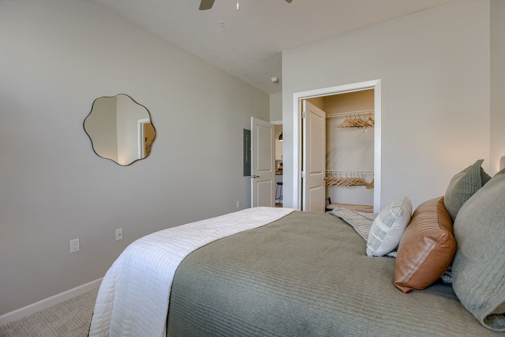 Bedroom With Walk-In Closet