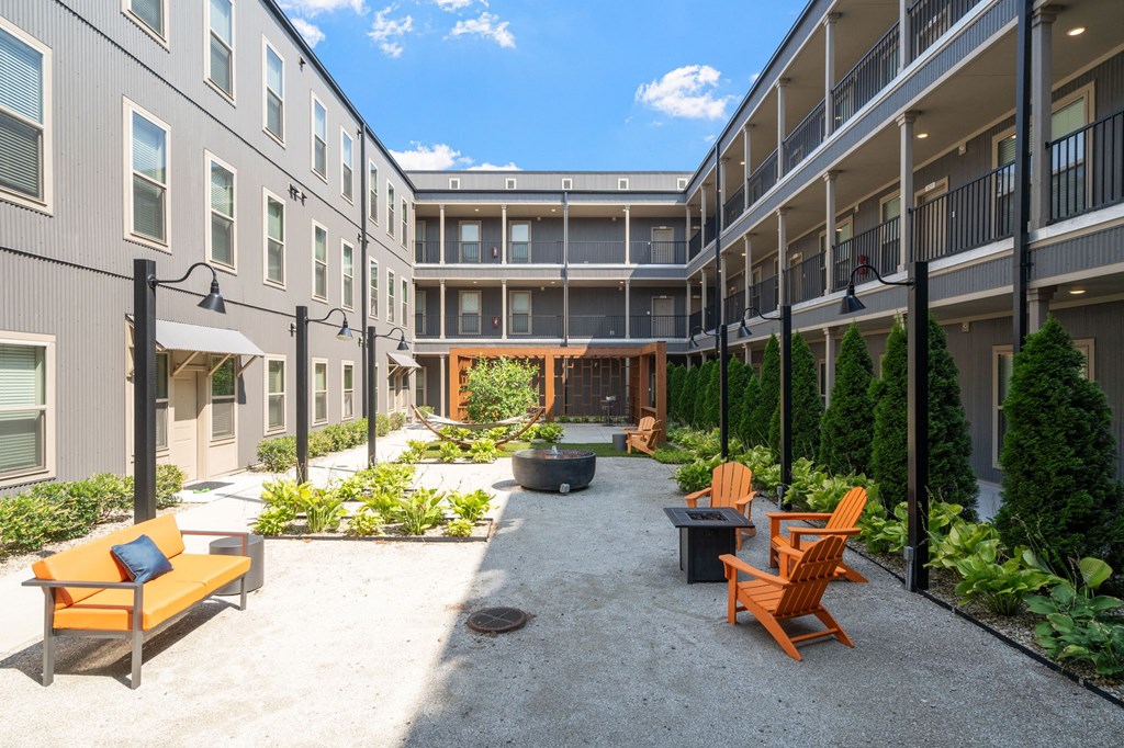 Courtyard with Greenery