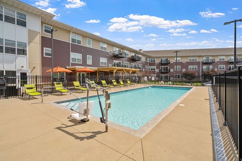 Outdoor Pool with Sundeck