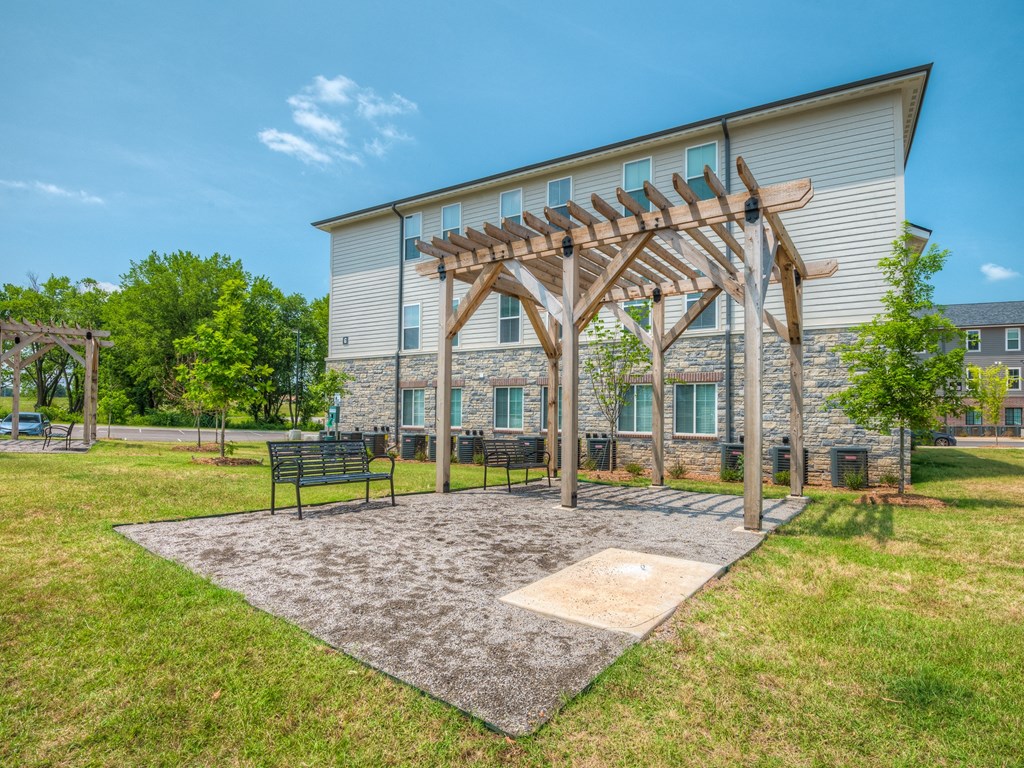 Outdoor Pergola with Grills