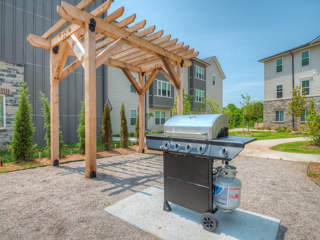 Outdoor Pergola with Grills