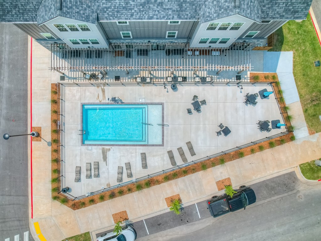 Aerial View of Pool