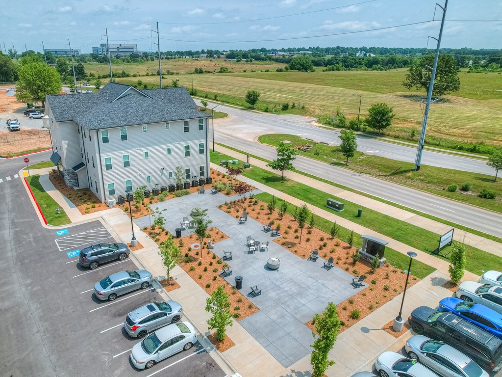 Aerial View of Patio