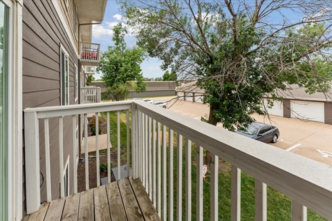 Balcony with Wooded Views