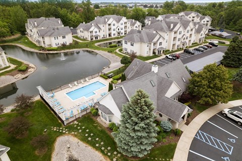 Aerial View of Quail Hollow