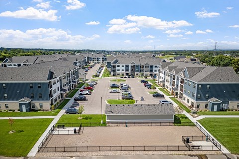 Aerial View of Dog Park