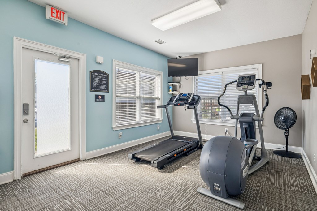Fitness Center with Cardio Equipment