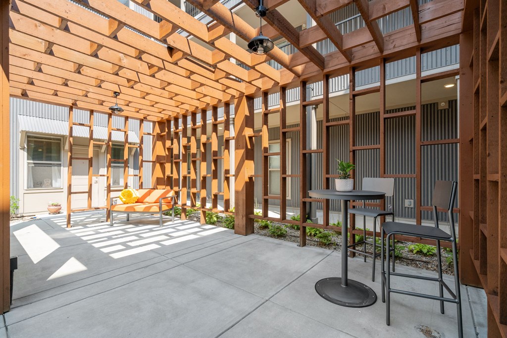 Courtyard with Pergola