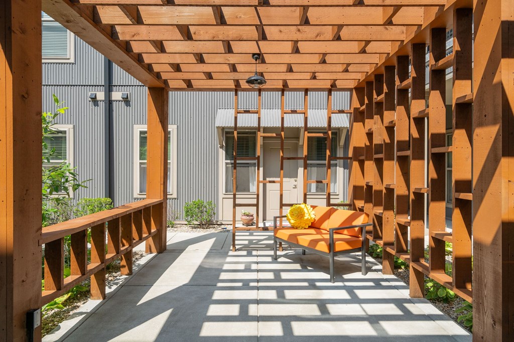 Courtyard with Pergola