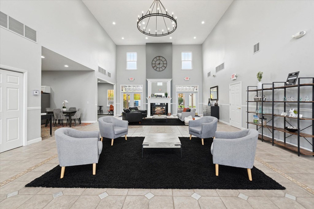 Clubhouse Lobby with seating area