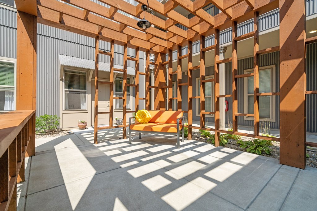 Courtyard with Pergola