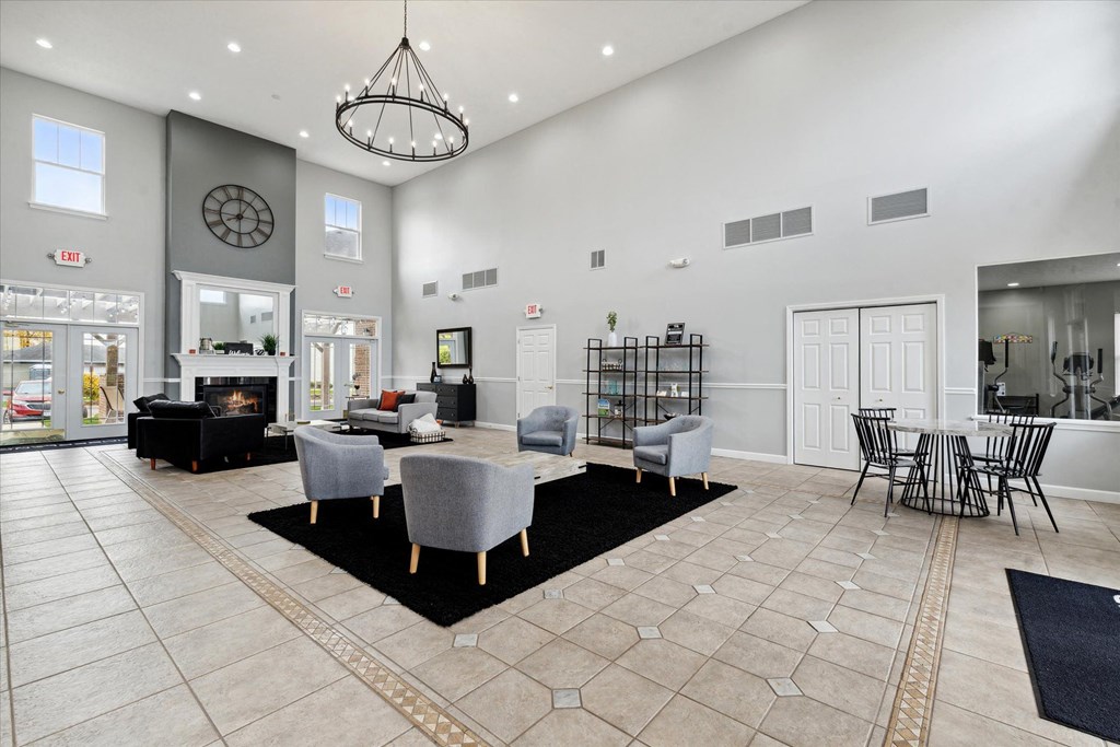 Clubhouse Lobby with seating area
