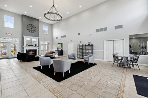 Clubhouse Lobby with seating area