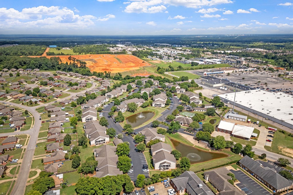 Aerial View of Highland Lakes