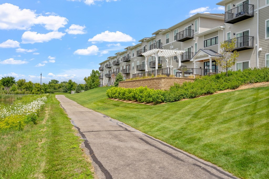 Walking Trail next to Preserve
