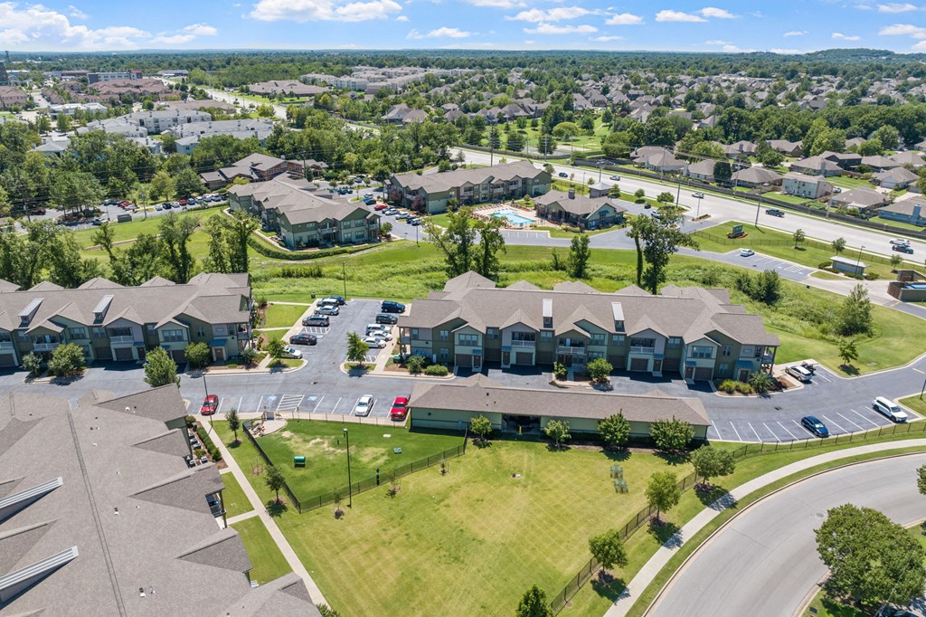 Aerial View of The Aria