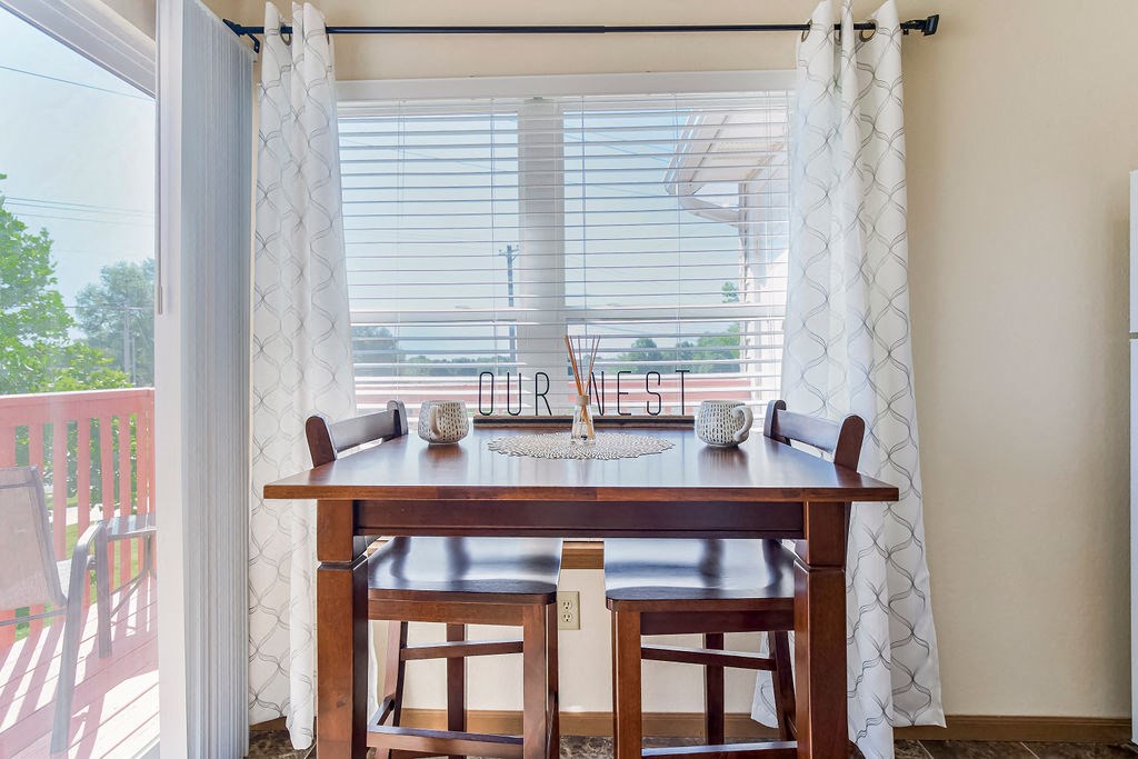 High-Top Table In The Kitchen Area