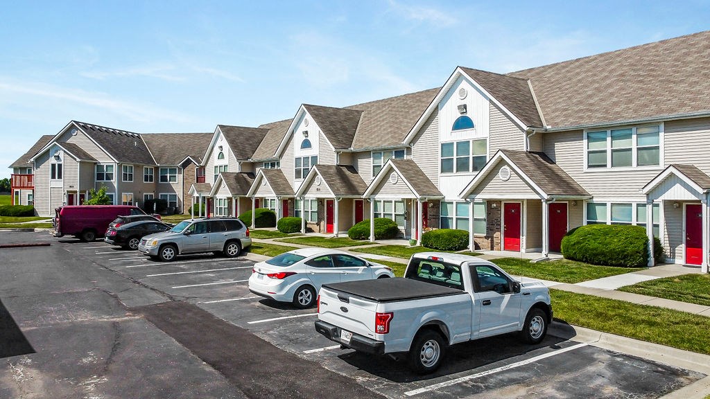 Lots Of Parking Spaces Directly In Front Of Apartment Homes