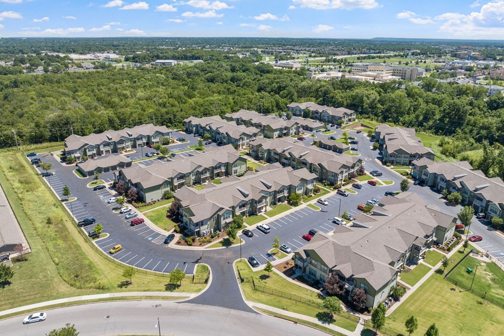 Aerial View of The Aria