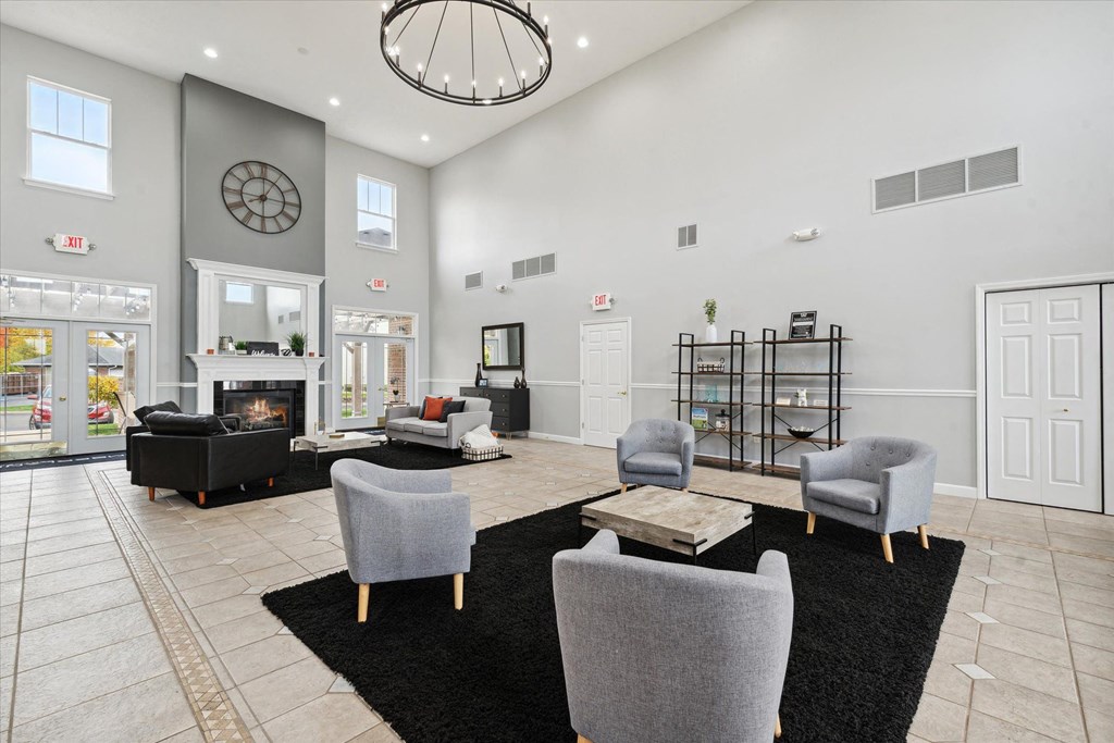 Clubhouse Lobby with seating area