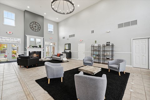 Clubhouse Lobby with seating area