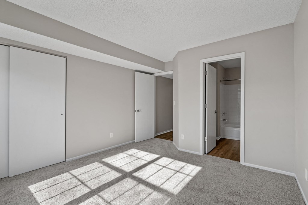 Bedroom with Plush Carpeting