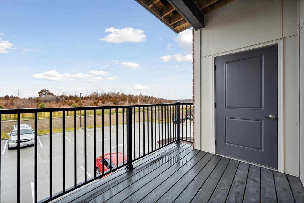 Large Balcony with Storage