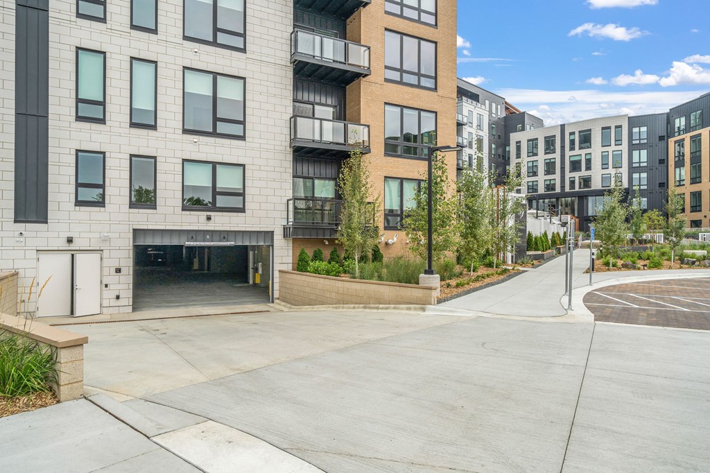 Underground Garage Entrance