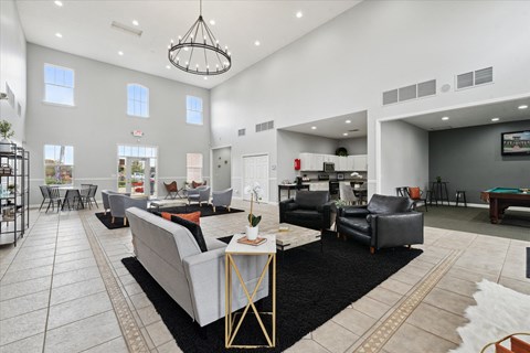 Clubhouse Lobby with seating area