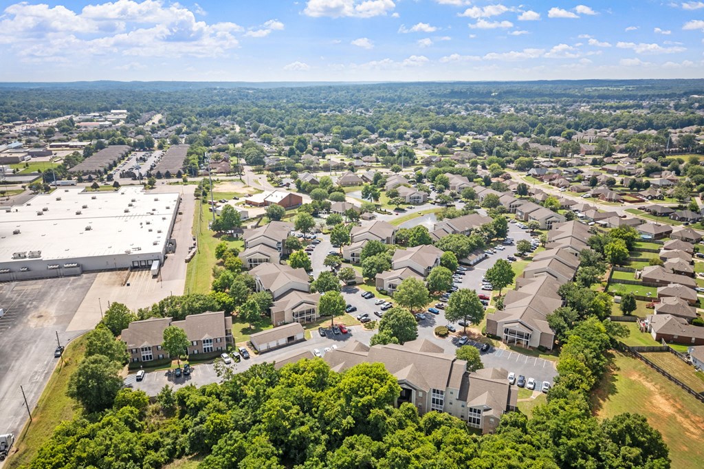 Aerial View of Highland Lakes
