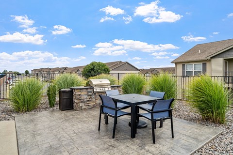 Outdoor Patio with Grills