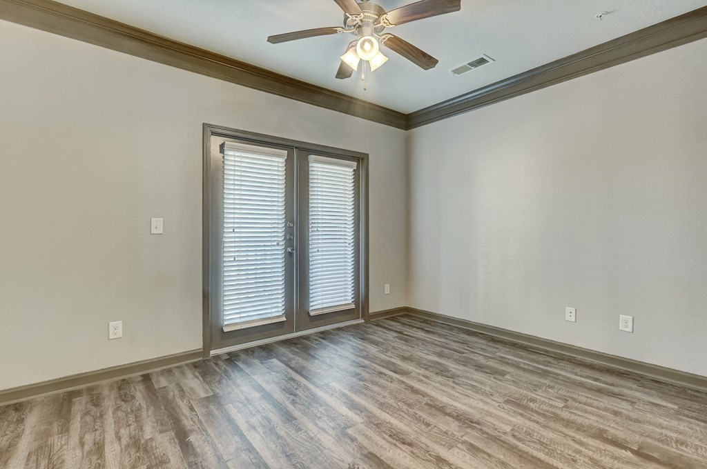 Living Area With Crown Molding