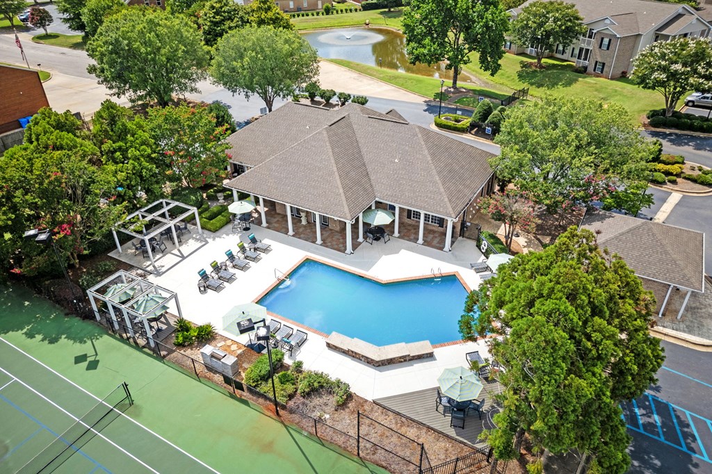 Aerial View of Clubhouse