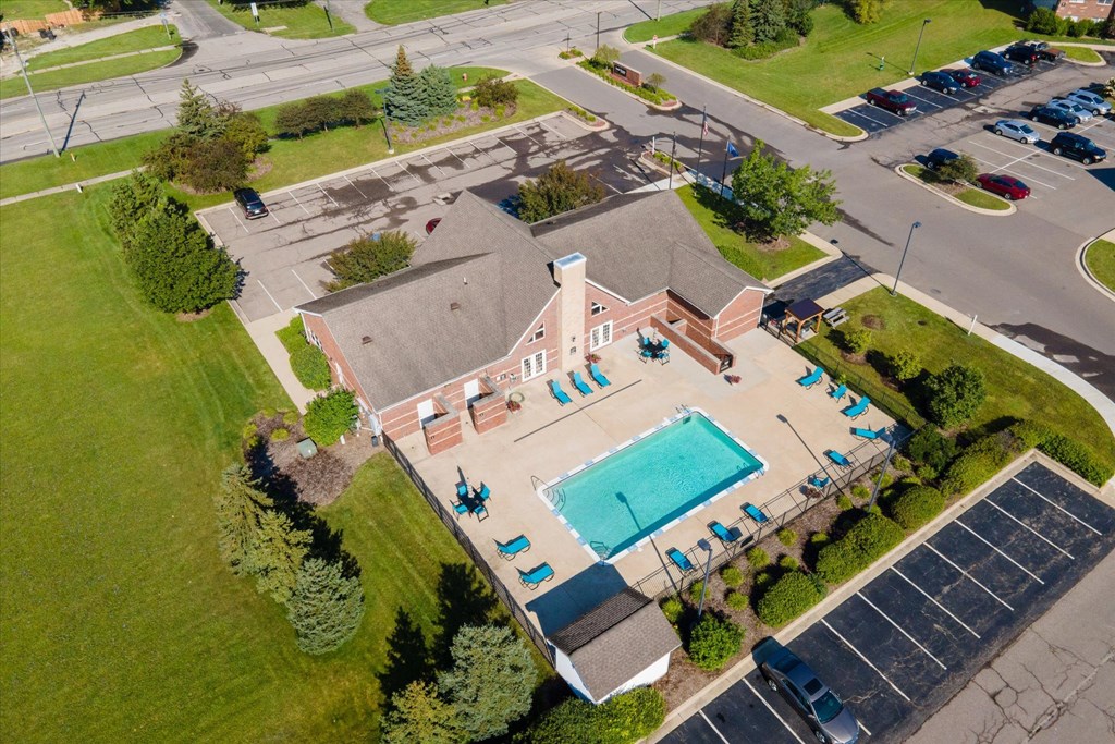 Aerial View of Pool