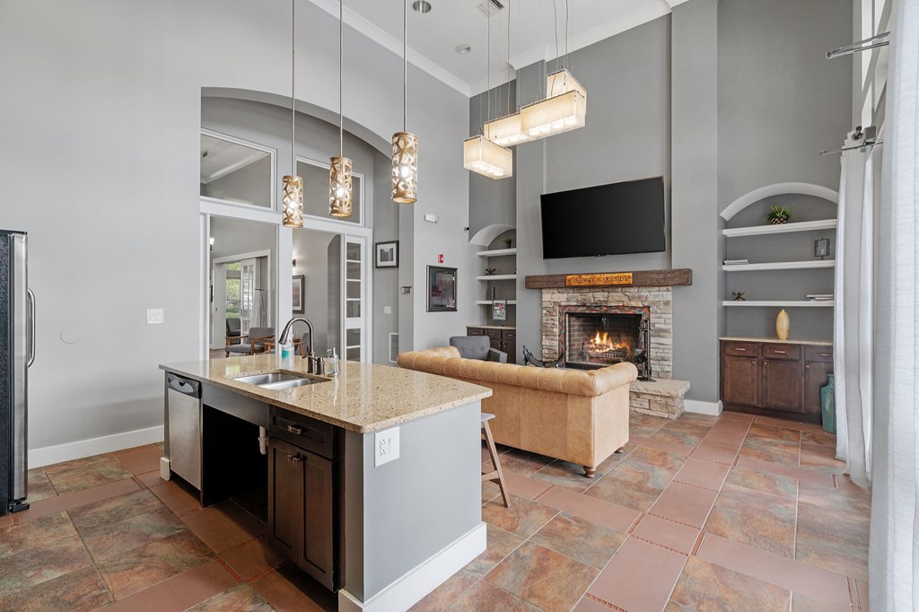 Community Room with Kitchen