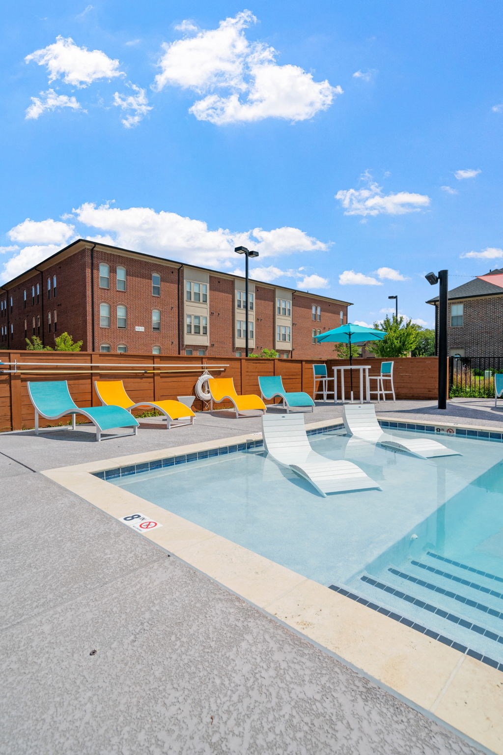 Outdoor Pool with Lounge Chairs