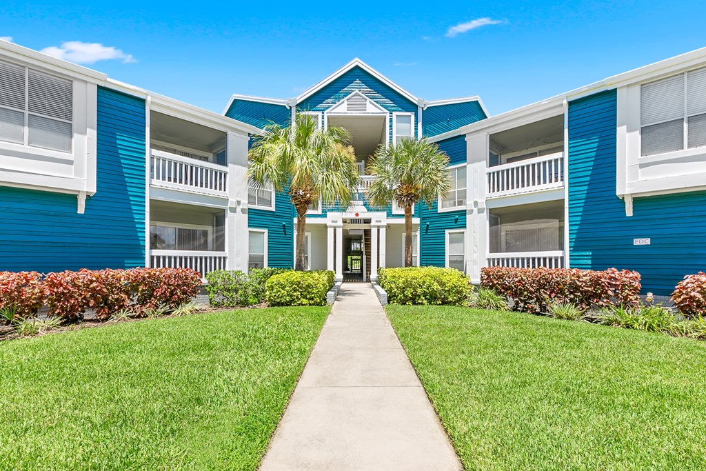 Exterior Entrance For Apartment Homes