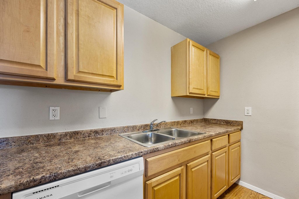 Kitchen with Wood Cabinets