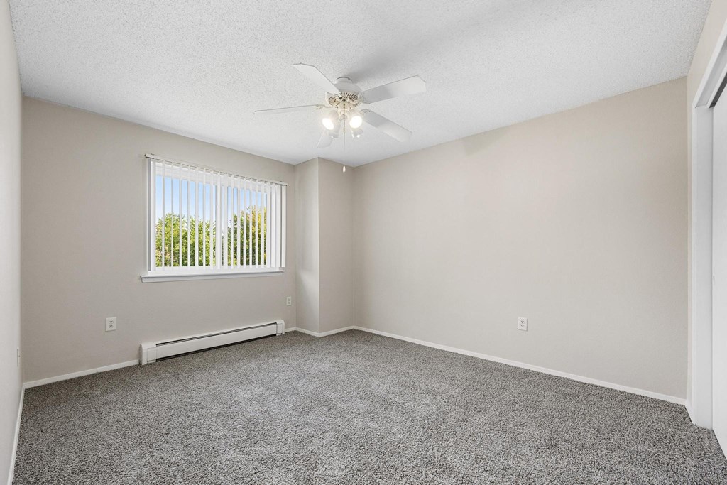 Bedroom with Plush Carpeting