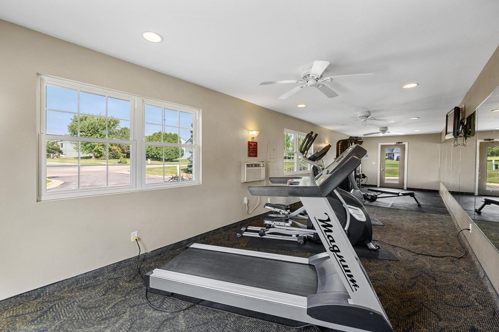 Fitness Center with Cardio Equipment