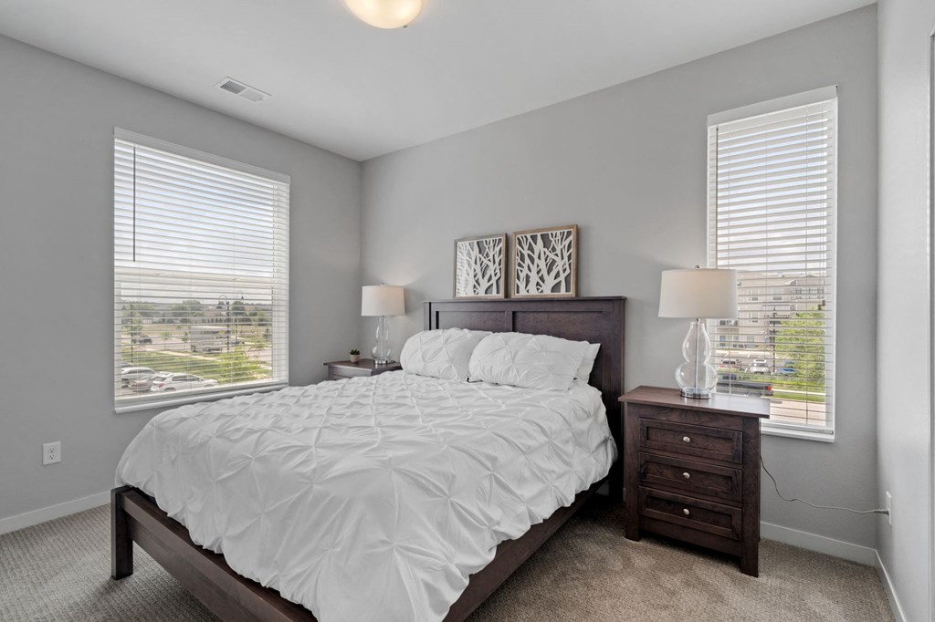 Bedroom with Abundant Natural Light