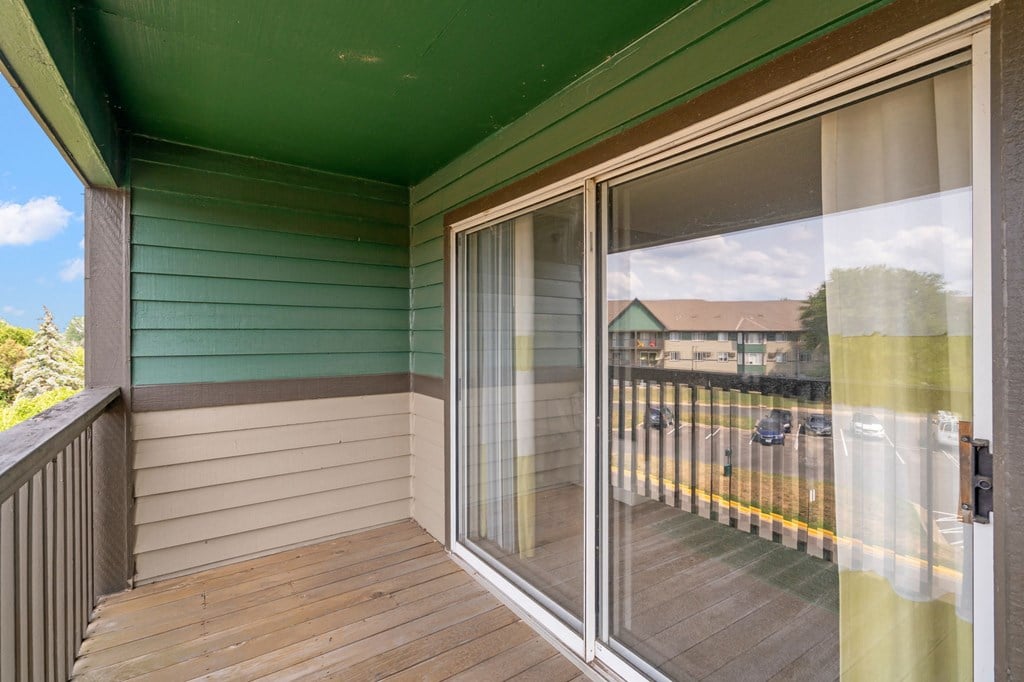 Balcony with Sliding Door
