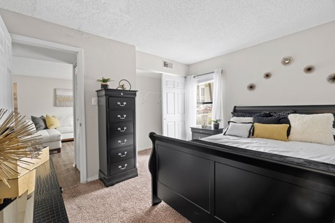 Bedroom with Plush Carpeting