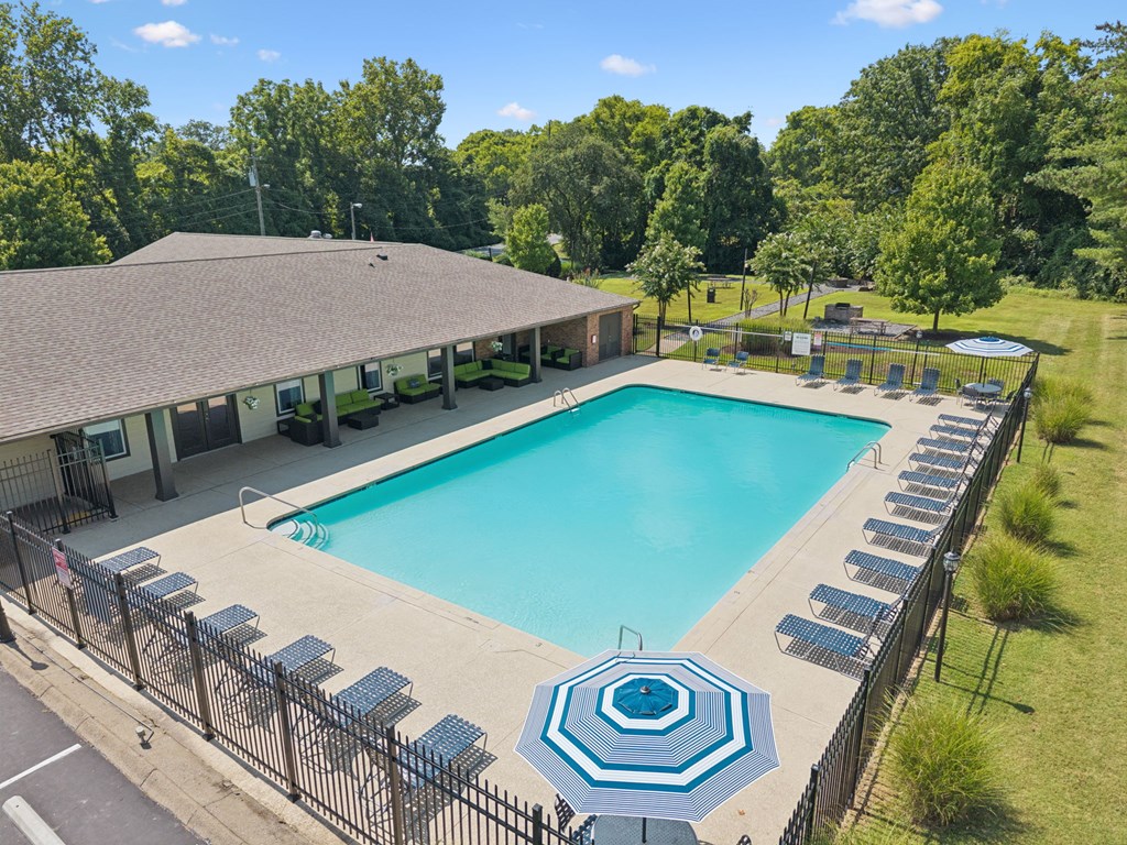 Aerial View of Pool