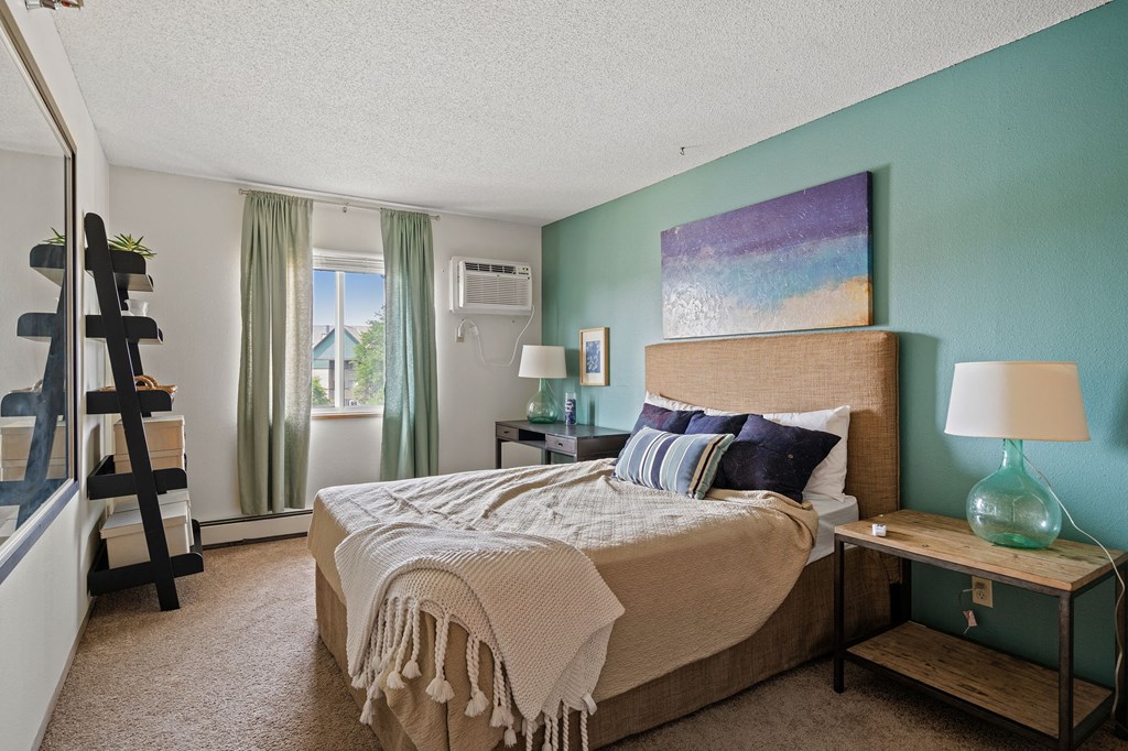Bedroom with Plush Carpeting