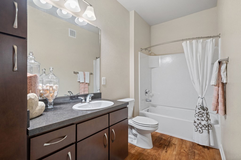 Bathroom with Built-in Linen Closets